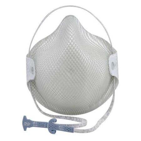 Disposable Respirator, N95, Dura-Mesh Shell, Non-Adj. Handy Strap, Molded Nose Bridge, M, PK 15 MPN:2600N95