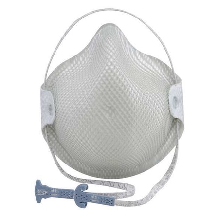 Disposable Respirator, N95, Dura-Mesh Shell, Non-Adj. Handy Strap, Molded Nose Bridge, S, PK 15 MPN:2601N95