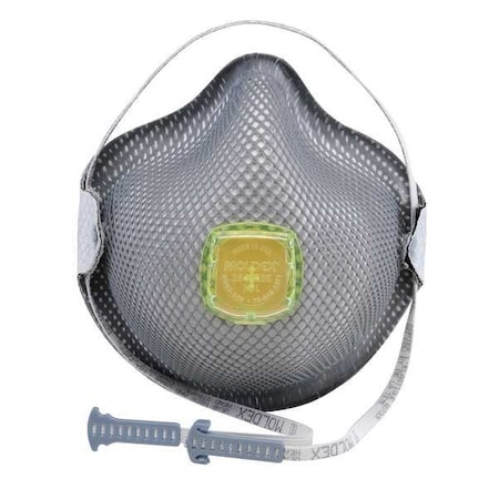 Disposable Respirator, R95, Nuisance Organic Vapors w/Ventex Valve, HandyStrap, Molded, M, PK 10 MPN:2840R95
