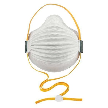 Disposable Respirator, P95, Molded, Dual, Adjustable, Molded Nose Bridge, M, PK 8 MPN:4300P95