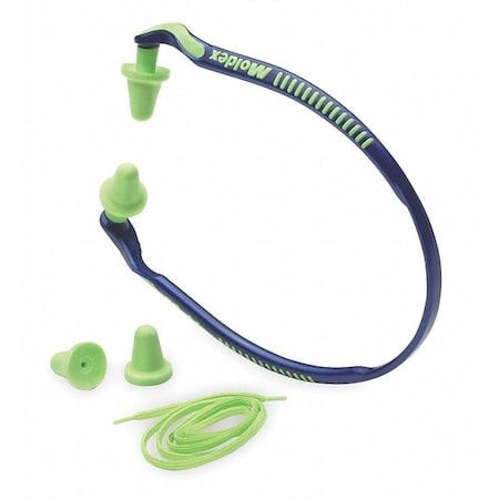 Jazzband Reusable Foam Ear Plugs, Bell Shape, 25 dB, Green MPN:6506