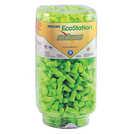 Meteors Ear Plug Dispenser Refill, Foam, Bell, 33 dB NRR, Uncorded, 2, 000 Pairs Per Pkg MPN:6708