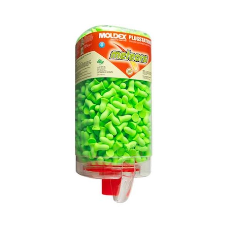 Meteors Ear Plugs with Dispenser, Foam, Bell, 33 dB NRR, Uncorded, 500 Pairs Per Pkg MPN:6875