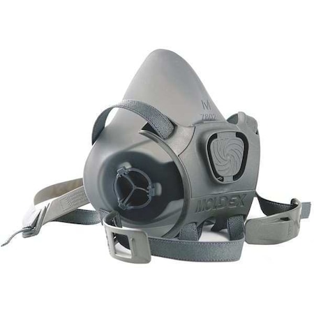 Half Mask Respirator, 7800, Not Rated, Bayonet, Size, S 0 Cartridges Included MPN:7801