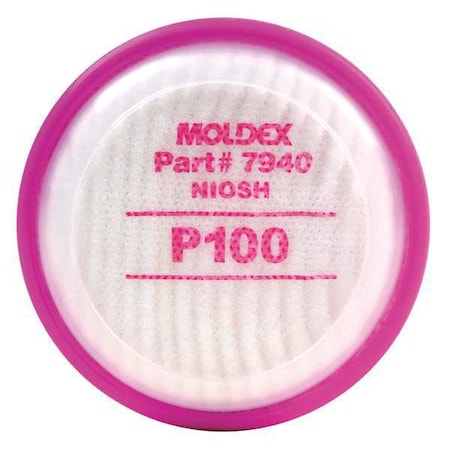 Filter, 7000, Magenta, Bayonet, Moldex 7000/7800/9000 Series Respirators MPN:7940