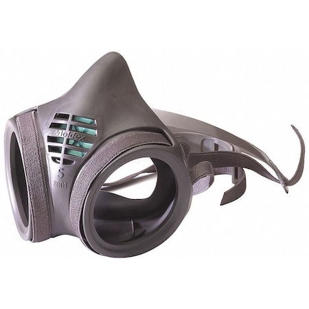Half Mask Respirator, 8000, Not Rated, Snap-In Gasket, Size, S 0 Cartridges Included MPN:8001