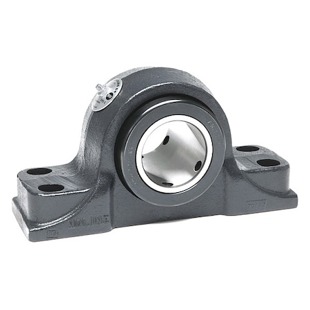 Pillow Block Bearing, Cast Iron Housing Material, Set Screw, Tapered Roller, 5-7/16 in Dia, Steel Insert Material MPN:19341507