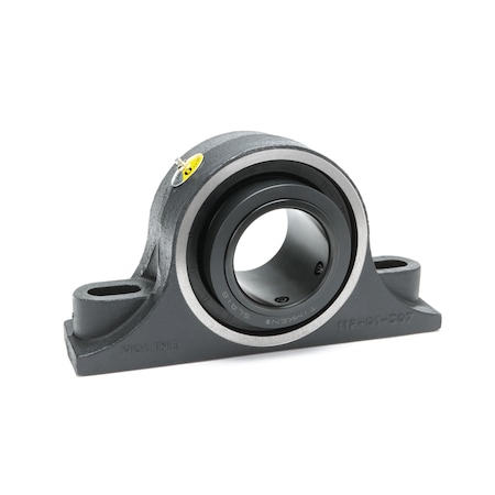 Pillow Block Bearing, Cast Iron Housing Material, Set Screw, Spherical Roller, Steel Insert Material MPN:29221215