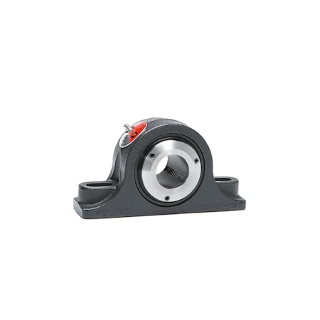 Pillow Block Bearing, Cast Iron Housing Material, Spherical Roller, Steel Insert Material MPN:29621115