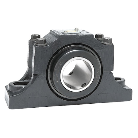 Pillow Block Bearing, Ductile Iron Housing Material, Set Screw, Tapered Roller, 1-1/2 in Dia, Steel Insert Material MPN:49322108