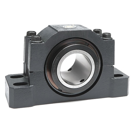 Pillow Block Bearing, Ductile Iron Housing Material, Set Screw, Tapered Roller, 3 in Dia, Steel Insert Material MPN:49342300