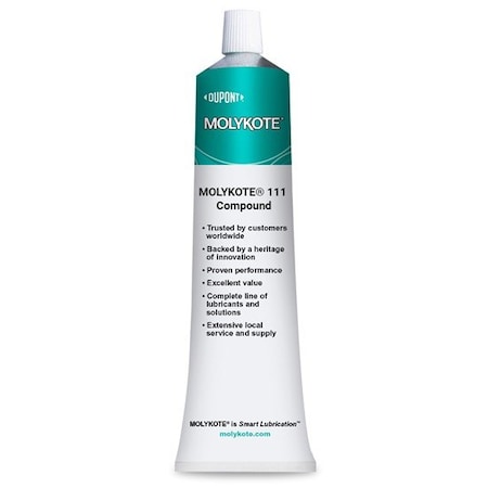 DuPont 111 Multipurpose Lubricant, 5.3 oz Tube, Silicone, Translucent White MPN:4109788