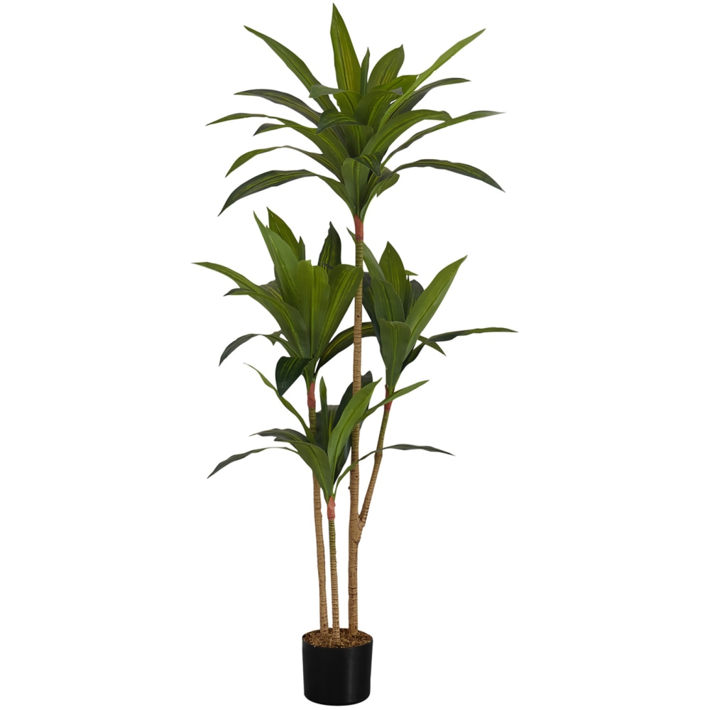 Monarch Specialties Neli 51-1/4inH Artificial Plant With Pot, 51-1/4inH x 23-1/2inW x 23-1/2inD, Green MPN:I 9543