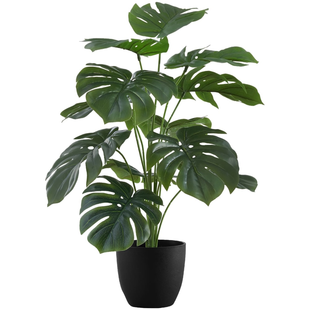 Monarch Specialties Krista 23-1/2inH Artificial Plant With Pot, 23-1/2inH x 20inW x 20inD, Green MPN:I 9576