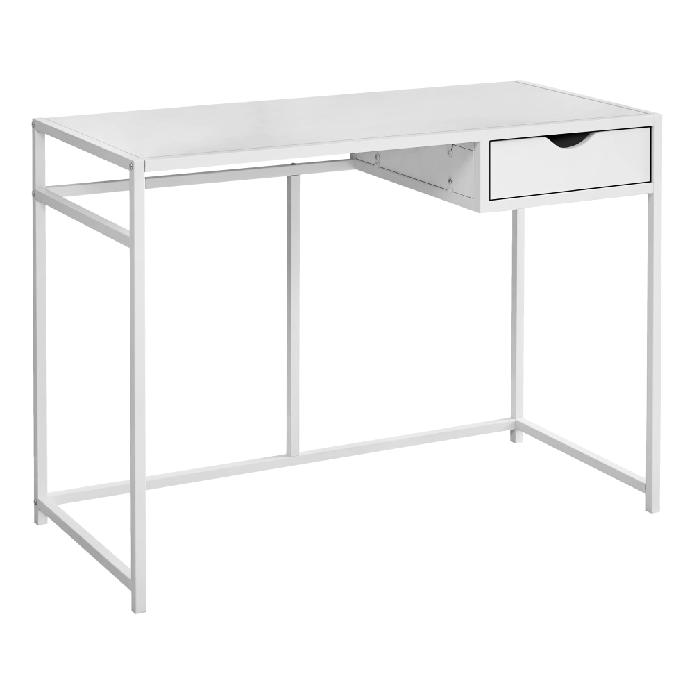 Monarch Specialties Riva 43inW Computer Desk, White MPN:I 7570
