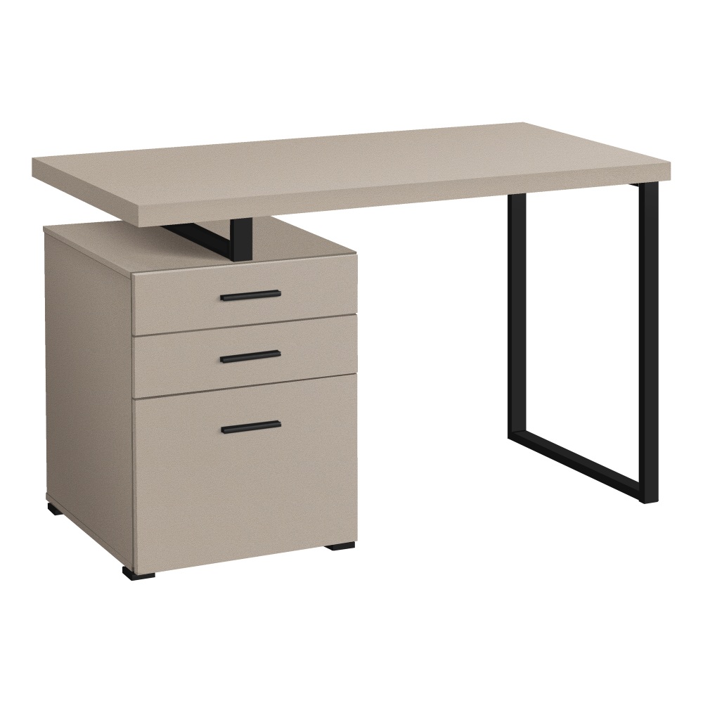 Monarch Specialties Melody 48inW Computer Desk, Taupe MPN:I 7644