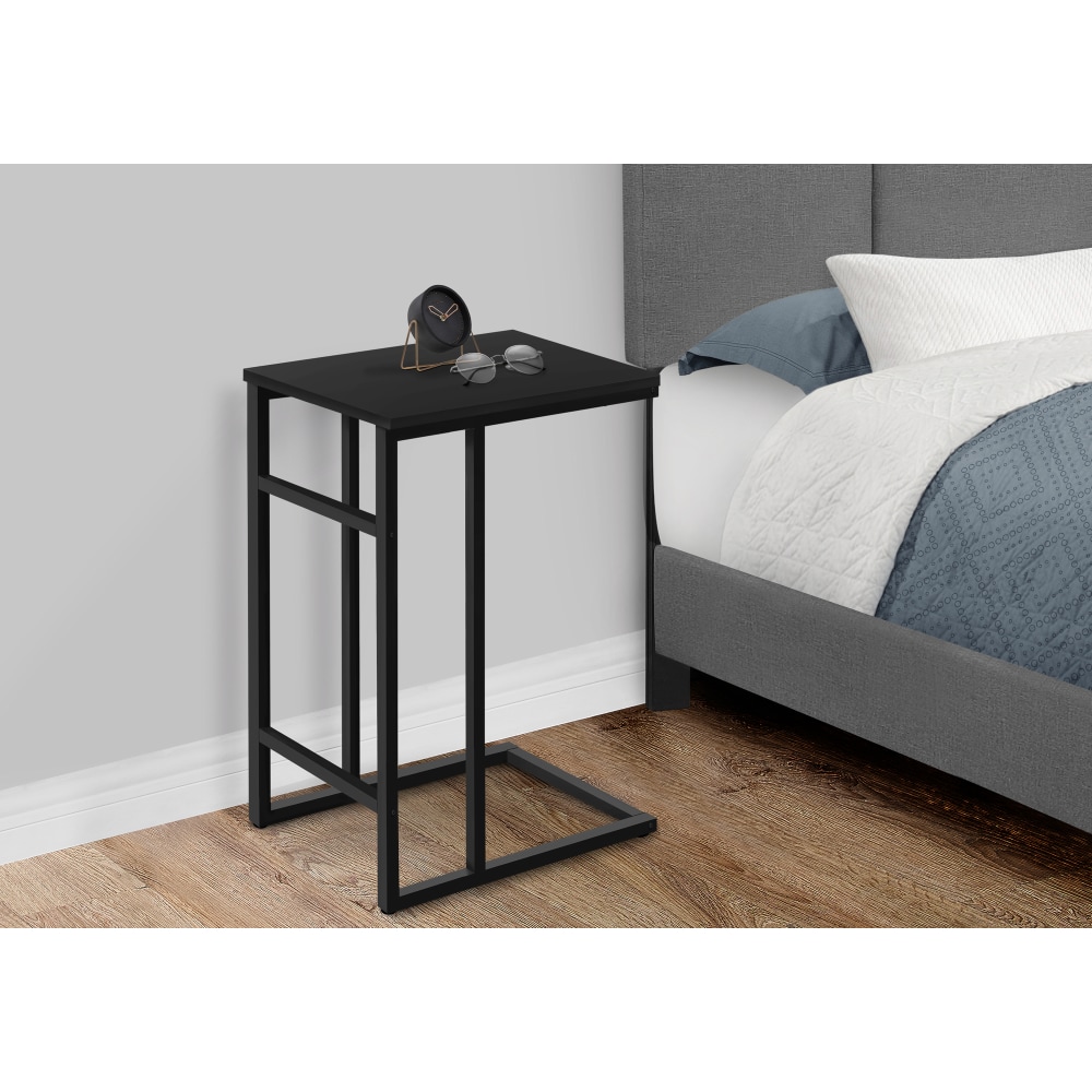 Monarch Specialties Abi Accent Table, 24inH x 18inW x 11-3/4inD, Black MPN:I 2170