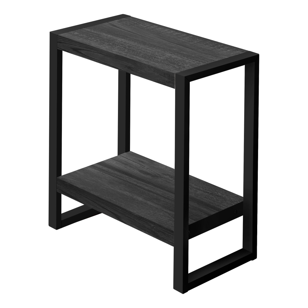 Monarch Specialties Toni Side Table, 23-3/4inH x 23-3/4inW x 12inD, Black MPN:I 2862