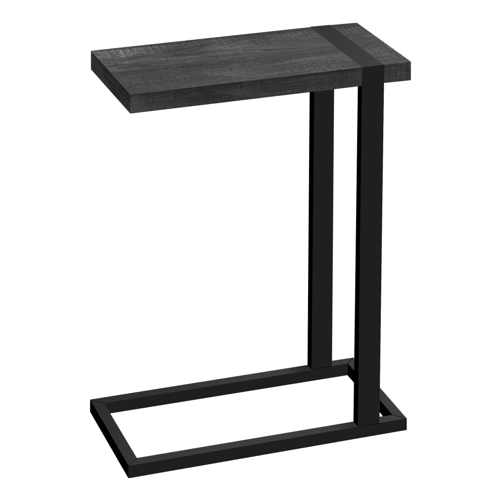 Monarch Specialties Cammie Side Table, 25inH x 19-1/4inW x 9-1/2inD, Black MPN:I 2863