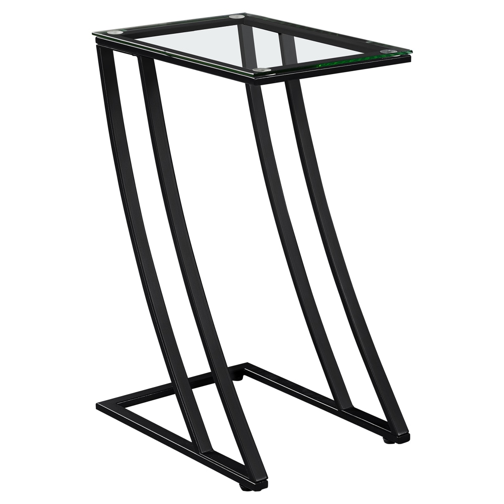 Monarch Specialties Tasha Accent Table, 24inH x 12inW x 15-3/4inD, Black MPN:I 3089