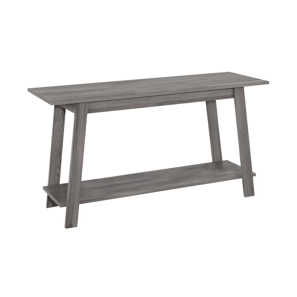 Monarch Specialties Mason TV Stand, 22-1/2inH x 42inW x 15-3/4inD, Gray MPN:I 2737