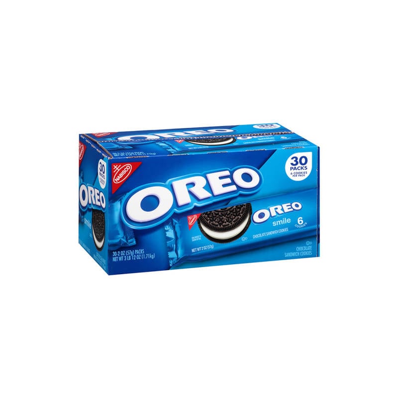 Nabisco Single-Serve Oreo Cookies, 2 Oz, Pack Of 30 MPN:14319
