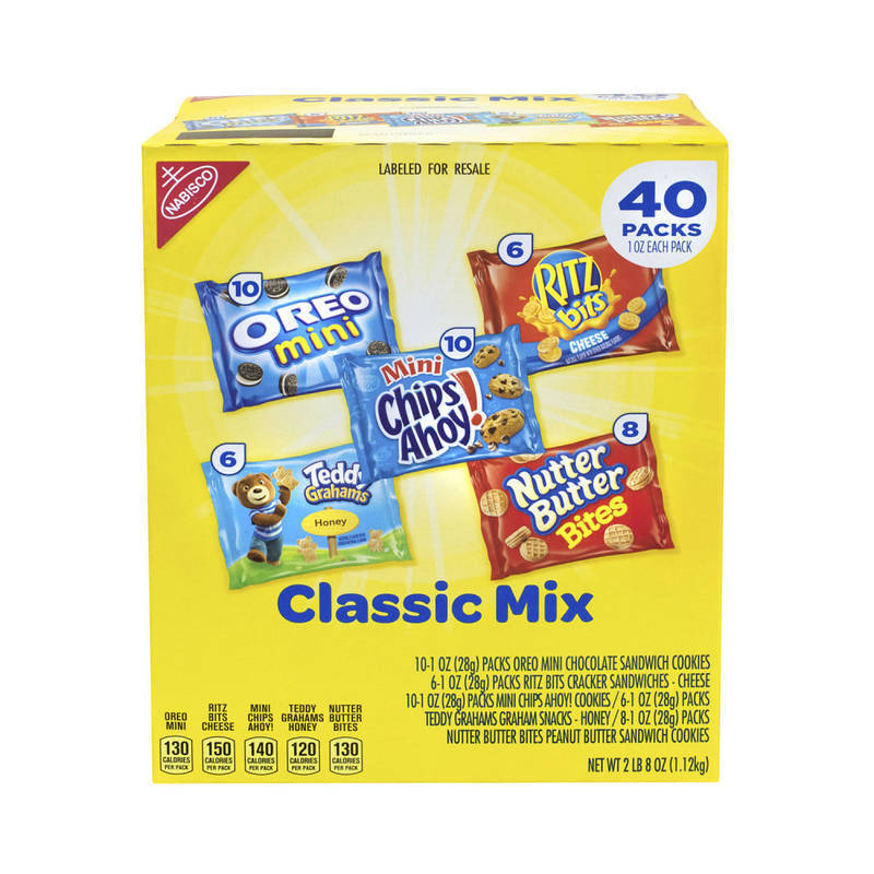 Nabisco Cookie And Cracker Variety Pack, Pack Of 40 Bags MPN:220-00086