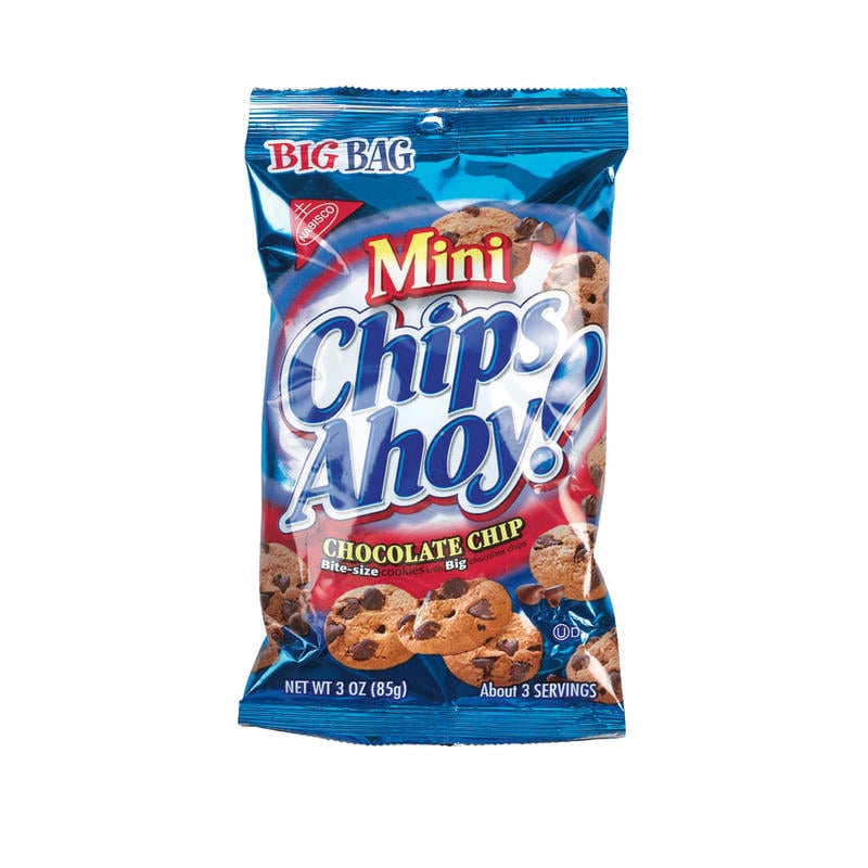 Chips Ahoy! Mini Cookies, 3 Oz, Pack Of 12 MPN:00679