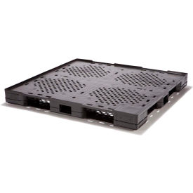 Stackable Automotive Lip Open Deck Pallet Plastic 4-Way 48