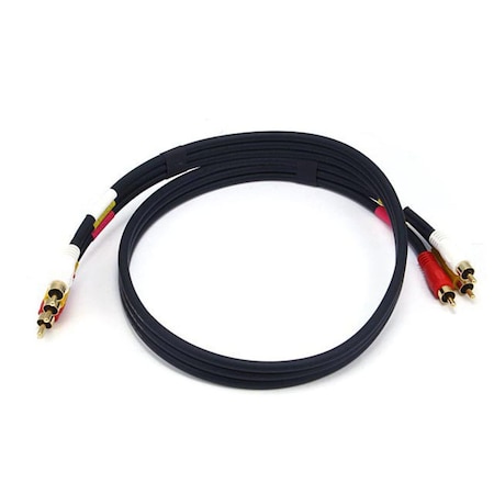 Triple RCA Dubbing Cable, RG59U, 3 ft. MPN:2196