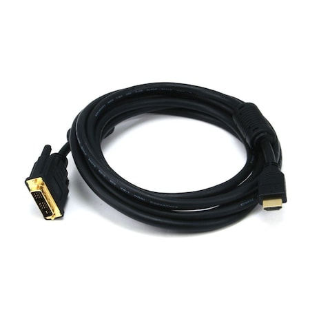 HDMI-DVI Cables, Black, 10 ft., 28AWG MPN:2405