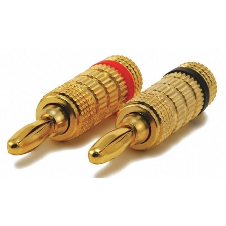 Banana Speaker Plugs, 1pr, Closed Screw MPN:2801