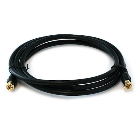 Coaxial Cable, RG-6, 6 ft., Black MPN:3031