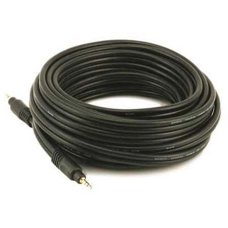 A/V Cable, 3.5mm M/M cable, Black, 25ft MPN:5581