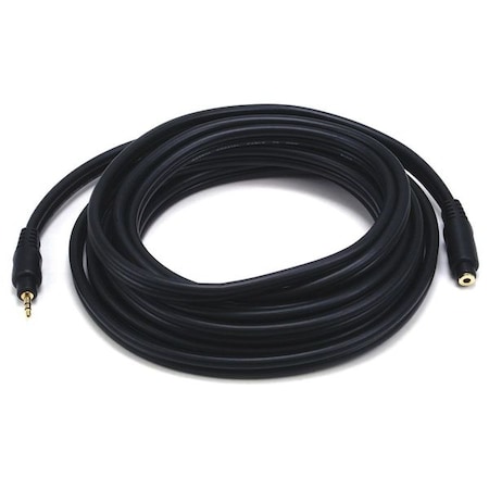 A/V Cable, 3.5mm M/F Ext Cble, Blk, 15ft MPN:5589