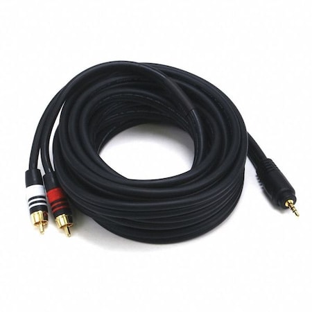 A/V Cable, 3.5mm(M)/2 RCA(M), 15ft MPN:5600