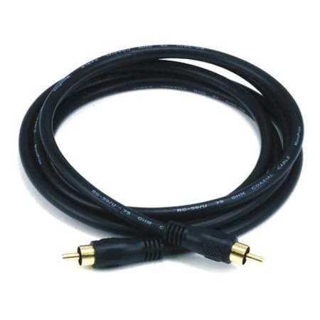 A/V Cable, RCA Coaxial M/M, 6ft MPN:619