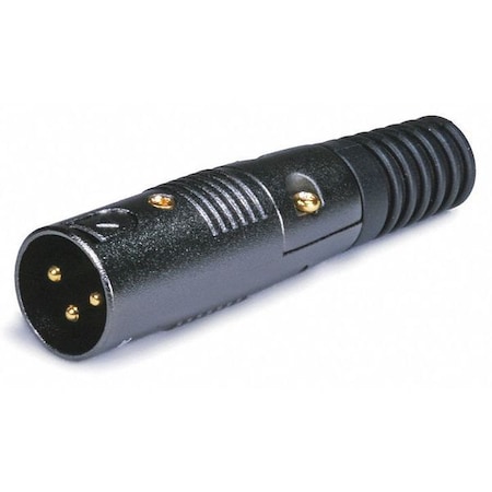 XLR (M) Mic Connector, 3pin MPN:6210