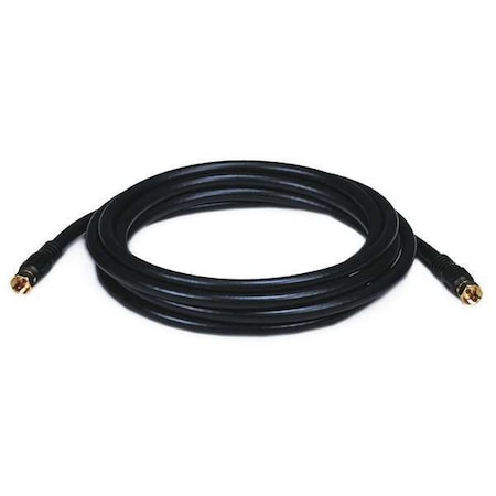 Coaxial Cable, RG-6, 10 ft., Black MPN:6313