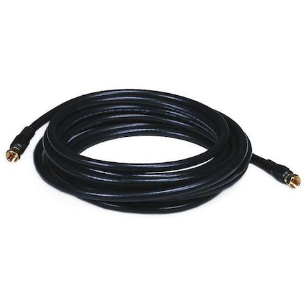Coaxial Cable, RG-6, 15 ft., Black MPN:6314
