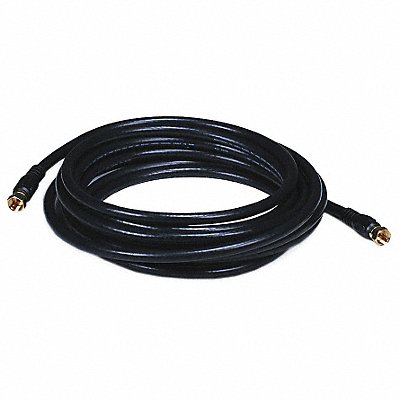 Coaxial Cable RG-6 15 ft Black MPN:6314