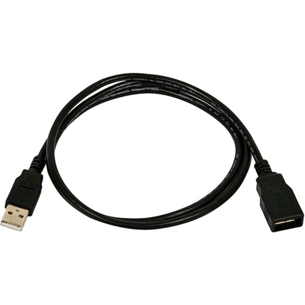 Monoprice 3ft USB 2.0 A Male to A Female Extension 28/24AWG Cable (Gold Plated) - 3 ft USB Data Transfer Cable - 5432 MPN:5432