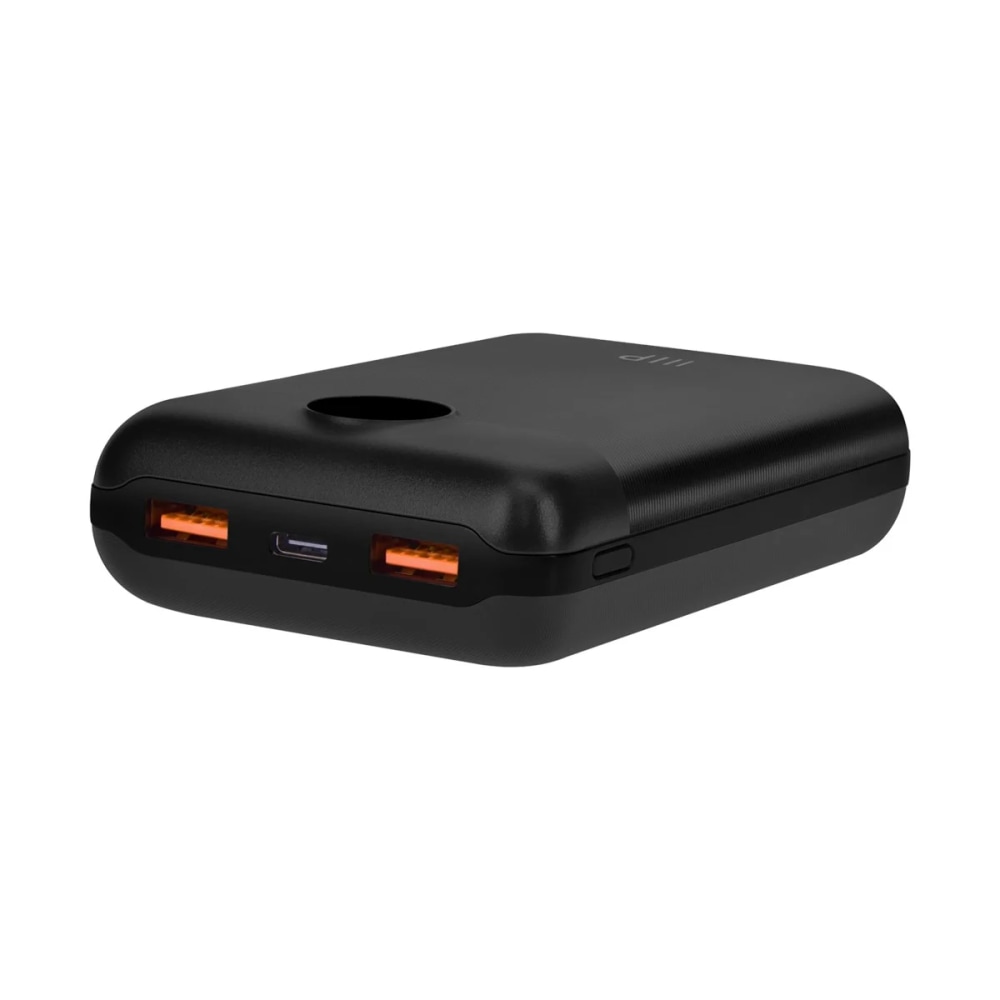 Monoprice Compact - Power bank - built-in digital LED display - 20000 mAh - 22.5 watt - 5 A - PD 3.0, QC 3.0 - 3 output connectors (2 x USB, USB-C) MPN:44370