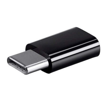 USB-C Male to Micro B Female Adapter_ Black MPN:18628