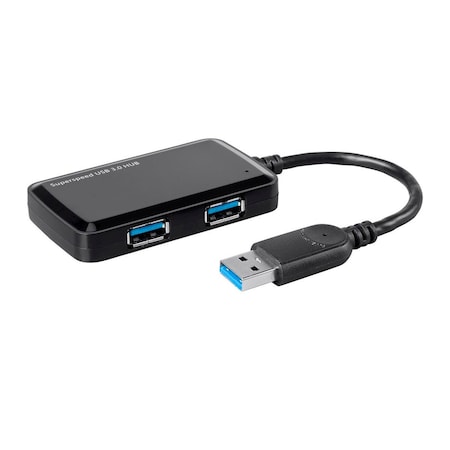 Mini 4-port USB 3.0 Travel Hub MPN:24260