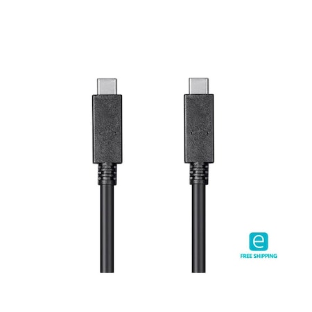 Essentials USB Type-C to Type-C 3.1 Gen 1 Cable - 5Gbps_ 3A_ 30AWG_ Bl MPN:24284