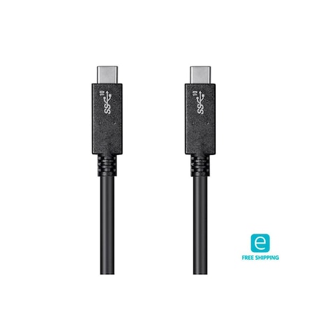 Essentials USB Type-C to Type-C 3.1 Gen 2 Cable - 10Gbps_ 5A_ 30AWG_ B MPN:24285
