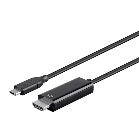 USB Type C to HDMI 3.1 Cable - 5Gbps_ 4K at 30Hz_ Black_ 6ft MPN:24441
