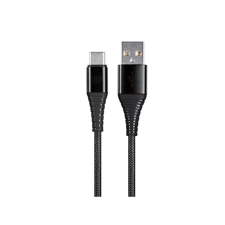 AtlasFlex Series Durable USB 2.0 Type-C to Type-A Charge & Sync Kevlar MPN:31202