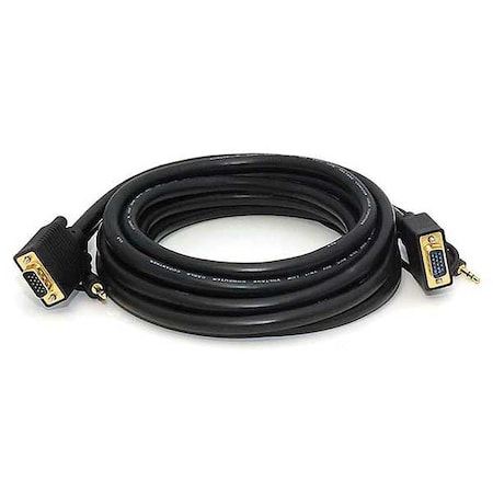 CPU Cord, SVGA/3.5mm Stereo M to M, 15ft MPN:3339